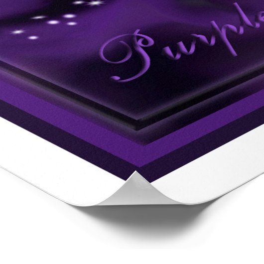 Paars Moon Child Poster (Hoek)