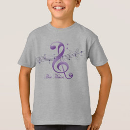 Paars Music Makers Logo Kids Comfort T-Shirt
