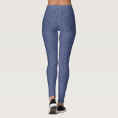 Paars n Blue Pattern Leggings (Achterkant)