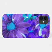 Paars N Turquoise Bouquet Case-Mate iPhone Case (Achterkant (horizontaal))