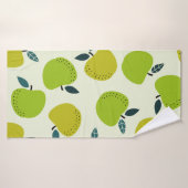 Paars naadloos patroon. Afbeelding van het fruitth Badhanddoek (Badhanddoek)