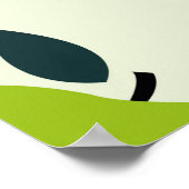 Paars naadloos patroon. Afbeelding van het fruitth Poster (Hoek)