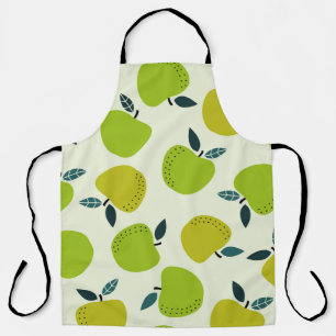 Paars naadloos patroon. Afbeelding van het fruitth Schort