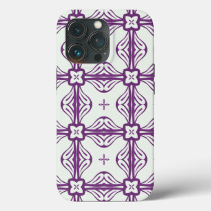 Paars naadloos patroon Case-Mate iPhone case