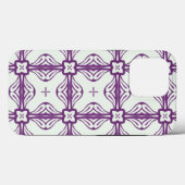 Paars naadloos patroon Case-Mate iPhone case (Achterkant (horizontaal))