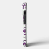 Paars naadloos patroon Case-Mate iPhone case (Achterkant / Links)