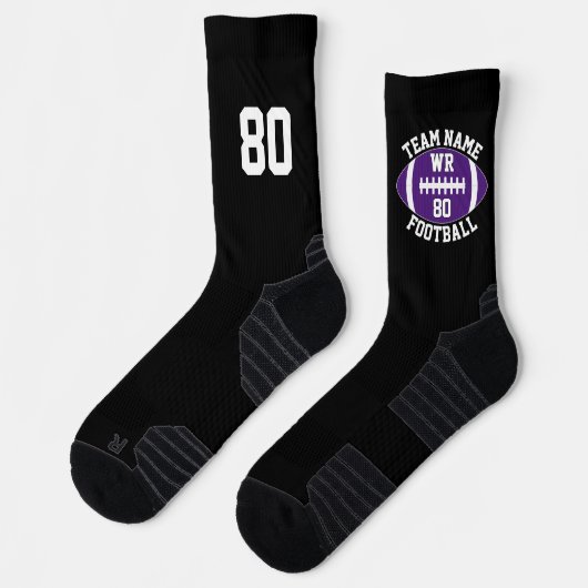 Paars Naam team Football speler team Sokken (Links)