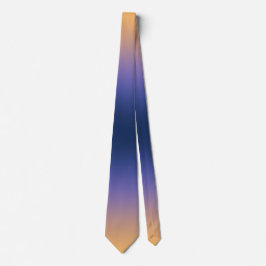 Paars naar Navyblauw Verlopende Das Elegant Modern