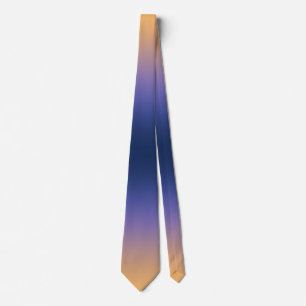 Paars naar Navyblauw Verlopende Das Elegant Modern