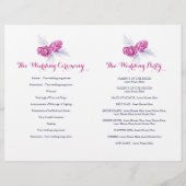 Paars najevuurbruiloftsprogramma voor de winter va (Achterkant)