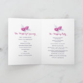 Paars najevuurbruiloftsprogramma voor de winter va programma (Binnen)