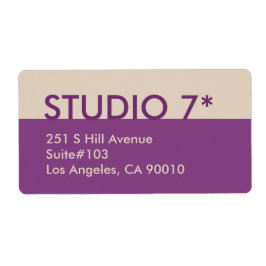 Paars - Natuurlijke reeks Etiket