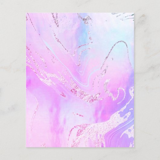 paars neonvochtig ontwerp flyer (Achterkant)