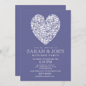 Paar's New Kitchen House Warming Party Kaart (Voorkant / Achterkant)