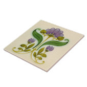  Paars Nieuw - Kant-Floral c1900 Tile Design Tegeltje (Zijkant)
