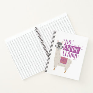 Paars No Drama Llama Notitieboek