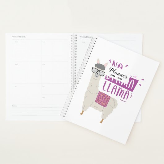 Paars No Drama Llama Planner (Display)