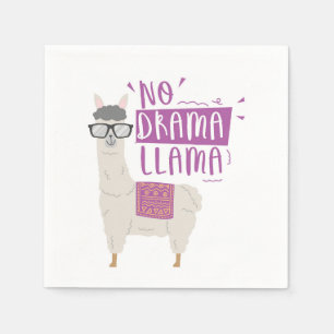 Paars No Drama Llama Servet