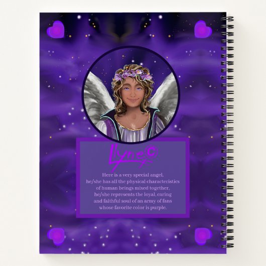 Paars notitieboek (Achterkant)