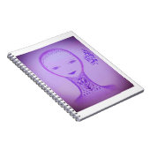 Paars Notitieboek (Rechterzijde)