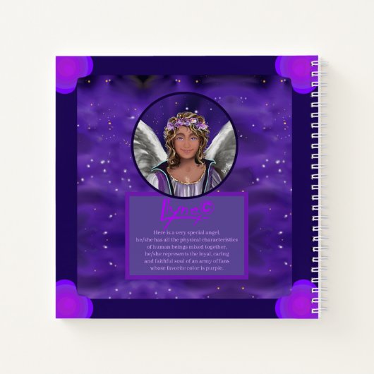 Paars notitieboek (Achterkant)