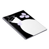 Paars notitieboek (Rechterzijde)