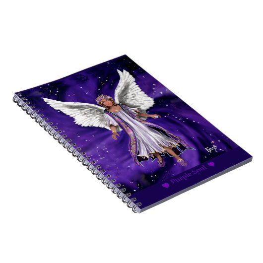 Paars notitieboek (Rechterzijde)