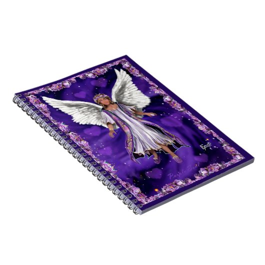 Paars Notitieboek (Rechterzijde)