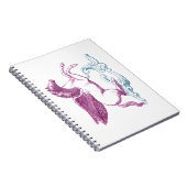 Paars Notitieboek Pegasus (Rechterzijde)