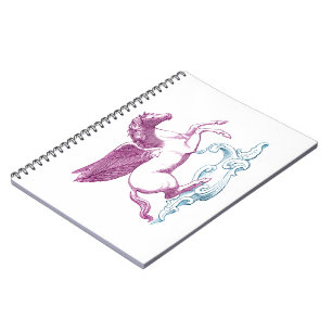 Paars Notitieboek Pegasus