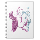 Paars Notitieboek Pegasus (Voorkant)