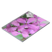Paars Notitieboek van wilde bloemen (Linkerzijde)