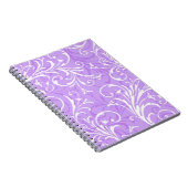 Paars Notitieboek voor sierspiraal (Rechterzijde)