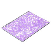 Paars Notitieboek voor sierspiraal (Linkerzijde)