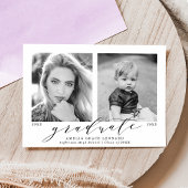 Paars | Nu en daarna Foto-Afstuderen Aankondiging