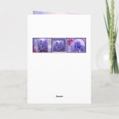 Paars Ocean Mermaid blanco kaart (Achterkant)