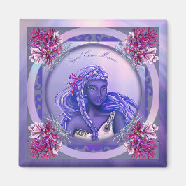 Paars Ocean Mermaid Magnet