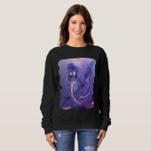 Paars Ocean Mermaid Sweatshirt (Voorkant volledig)