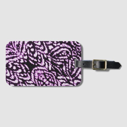 Paars Oerwoud Bagagelabel (Voorkant (horizontaal))