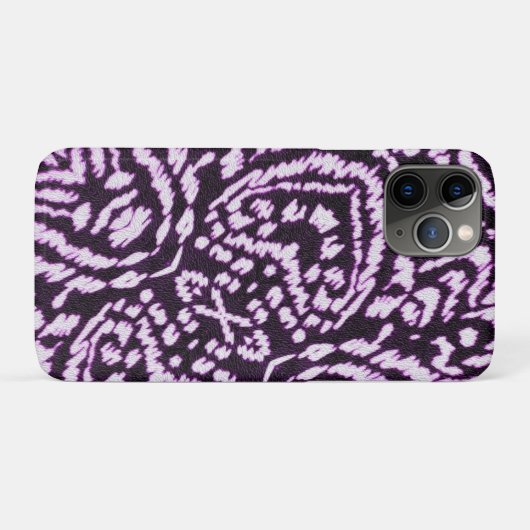 Paars Oerwoud Case-Mate iPhone Case (Achterkant (horizontaal))