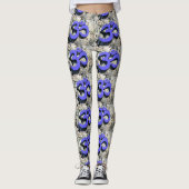 paars om grijs leggings (Voorkant)
