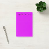Paars om lijst te doen post-it® notes (Kantoor)