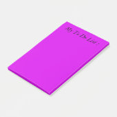 Paars om lijst te doen post-it® notes (Schuin)