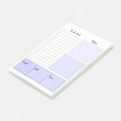 Paars om lijst te maken Post-it® notes (Schuin)