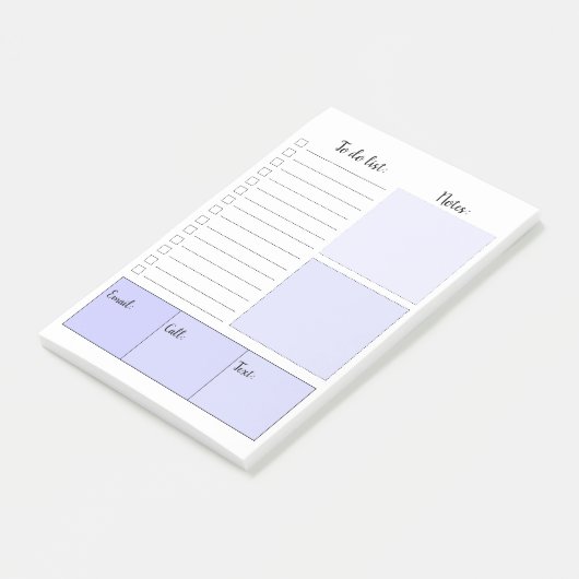 Paars om lijst te maken Post-it® notes (Schuin)