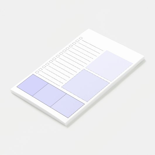 Paars om lijst te maken Post-it® notes (Schuin)