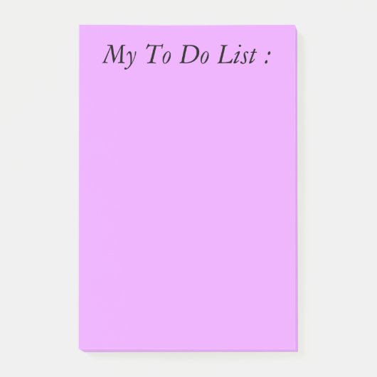 Paars om Post-it aan te bieden Post-it® Notes (Voorkant)