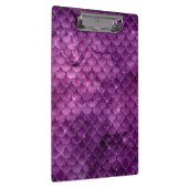 Paars Ombre Glam Mermaid Scales Patroon Klembord (Rechts)