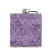 Paars omhullingspatroon heupfles (Achterkant)