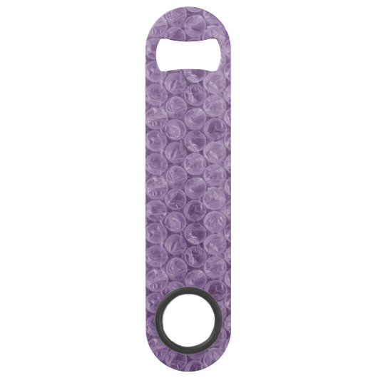 Paars omhullingspatroon speed flessenopener (Achterkant)